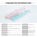 RU Super Sonic Electric Toothbrushes for Adults Kid Smart Timer Whitening Toothbrush IPX7 Waterproof USB Rechargeable Version